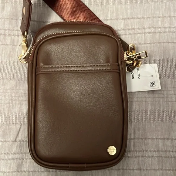 Madden Girl crossbody bag. Brown, adjustable strap. Brand new - never used. - Picture 3 of 6